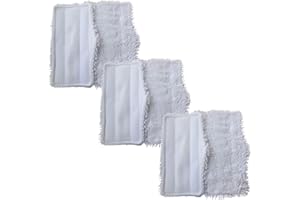 eoocvt 6pcs Microfiber Replacement Cleaning Steam Mop Pads for Shark Steam Mop S3101 S3202 S3250 S3251 Spray Mops Pad SK410 SK460 SK115 SK140 SK141 SK435CO