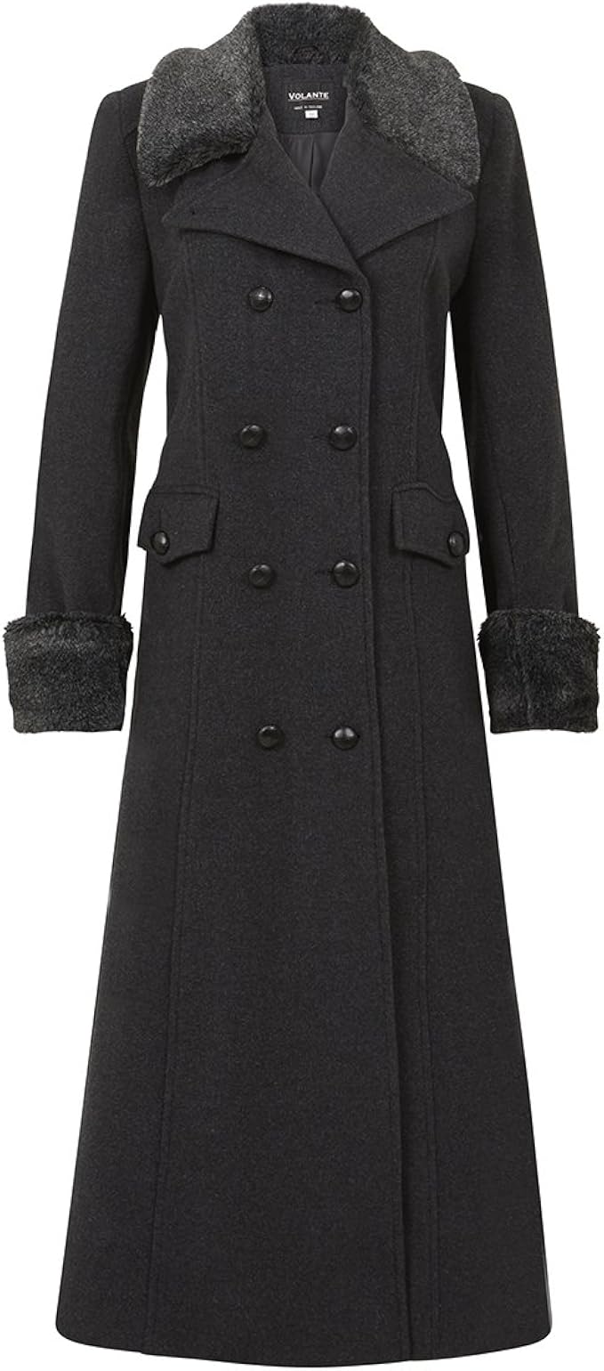 Womens Hooded Sherpa Lined Jacket Fur Coat Military Utility Parka Anorak Style | eBay