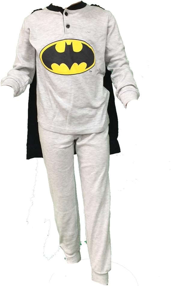 Pigiama Batman Ufficiale DC Comics - Set Top E Pantaloncini Per Ragazzi 2-8 Anni - Foto 10