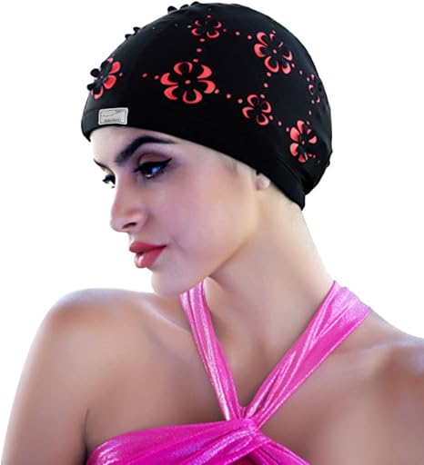 retro bathing caps