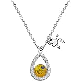 AKTAP SGRho Gift SGRho Sorority Paraphernalia Gift Greek Sorority Sister Jewelry For Women (Yellow Sigma Gamma E)