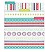 bloom daily planners Decorative File Folders - Set of Six Letter Size (8.5” x 11”) Organizers, 1/3 Cut Tabs - Assorted Designs - Medallions