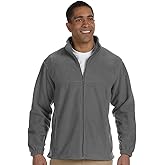Harriton Mens 8 oz Full-Zip Fleece M990
