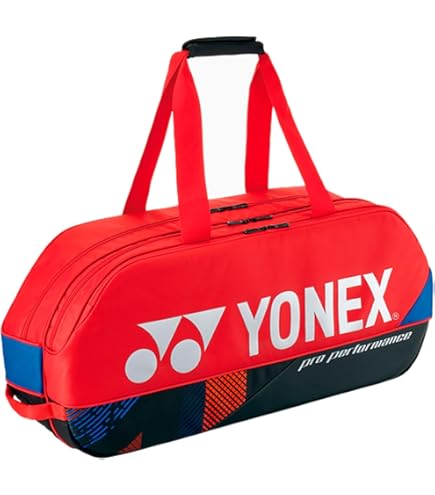 Amazon.com : YONEX Pro Racquet Tennis Bag (6 Pack) Scarlet