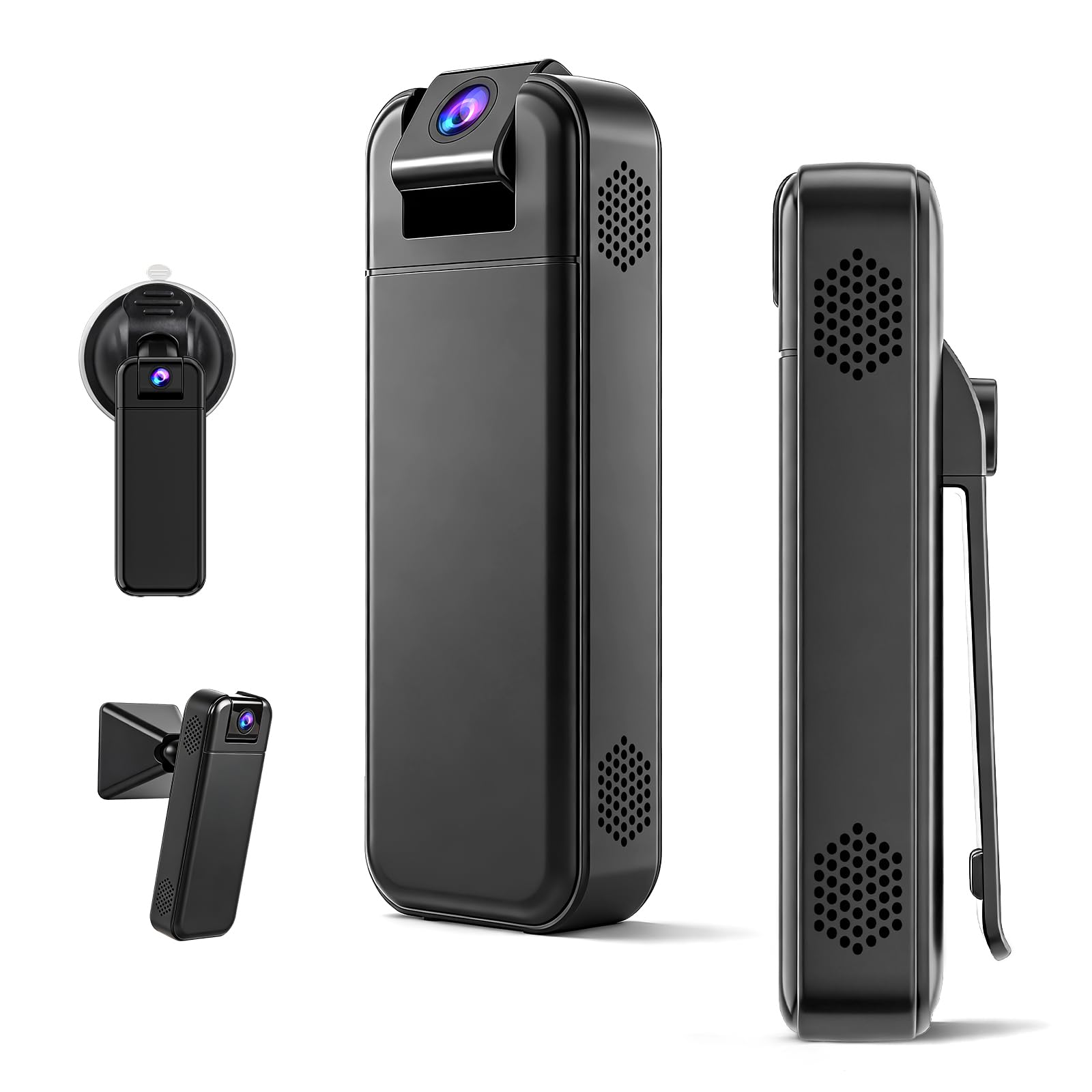 SUJTKZL WiFi Mini Body Camera with Audio & Video Recording Small POV ...