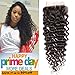 Unice Hair Brazilian Virgin Hair Deep Wave 4x4 Lace Closure Free Part Natural Color (12inch)