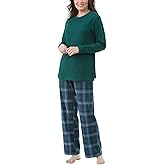 PajamaGram Winter Pajamas For Women - Plaid PJs Flannel Pants