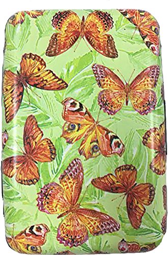 RFID Secure Armored Wallet - Wings, Butterflies