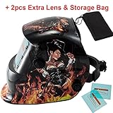iMeshbeanÂ® Solar Auto Darkening Welding Helmet ARC / MIG / TIG Grinding Hood Cool Gambler Design USA
