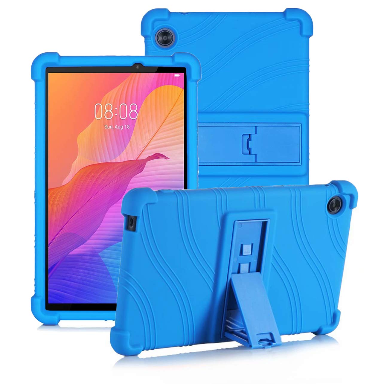 YGoal Silicone Case for Huawei MatePad T8 - Light Weight Kids Friendly Soft Shock Proof Protective Cover for Huawei MatePad T8 8 Inch, DBlue