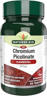 Natures Aid Chromium Picolinate 200µg 90 Tablets Vegetarian Gluten Free view 1