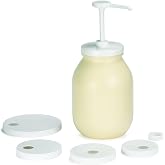 Tablecraft Economy Condiment Pump Kit [6 Piece],White