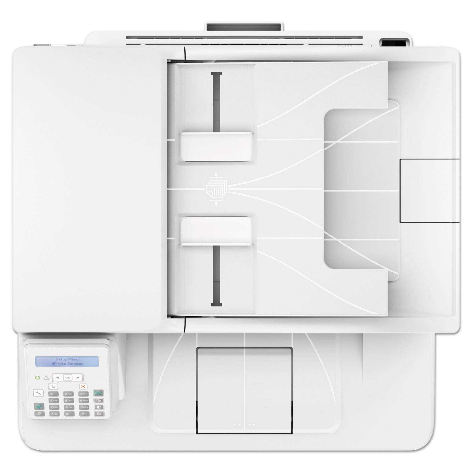 HP LaserJet Pro MFP M227fdn Monochrome All-in-One Printer with built-in Ethernet & 2-sided printing, (G3Q79A)