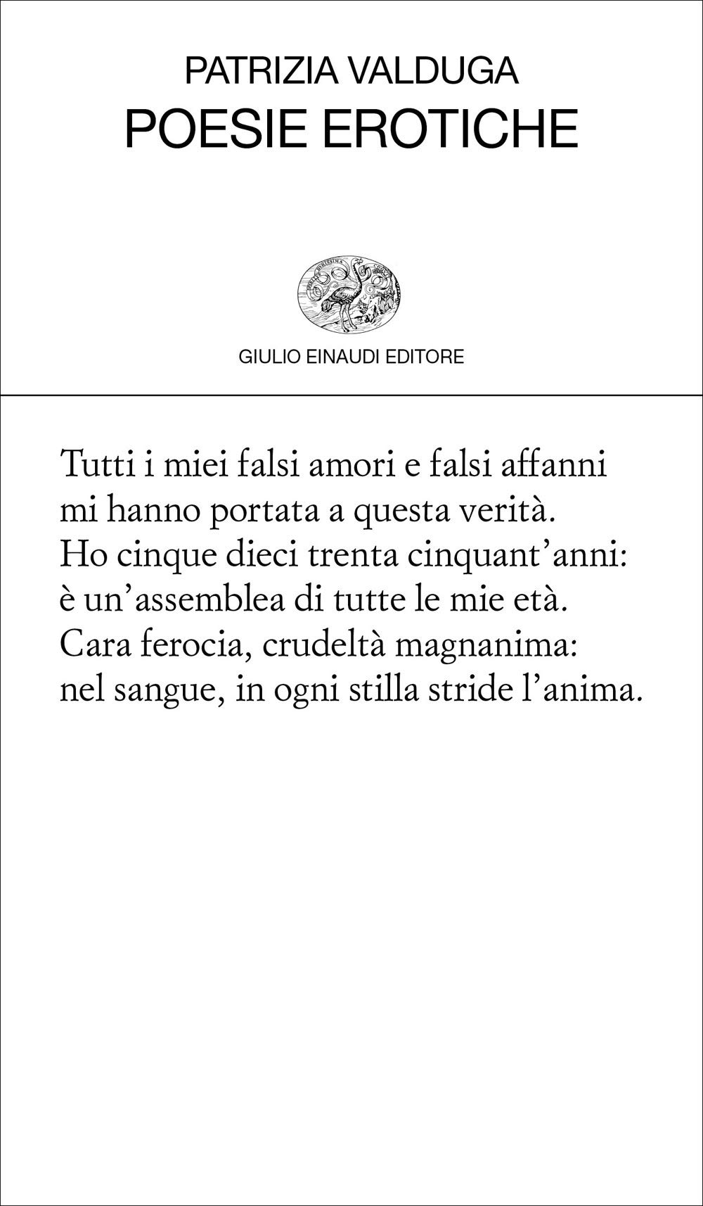 Poesie Erotiche Amazon It Valduga Patrizia Libri