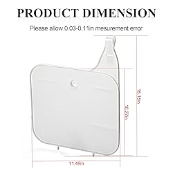 Front Number Plate Plastic White Compatible with