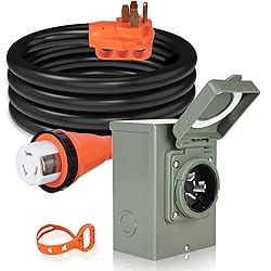WELLUCK 50 Amp Emergency Power Combo Kit with