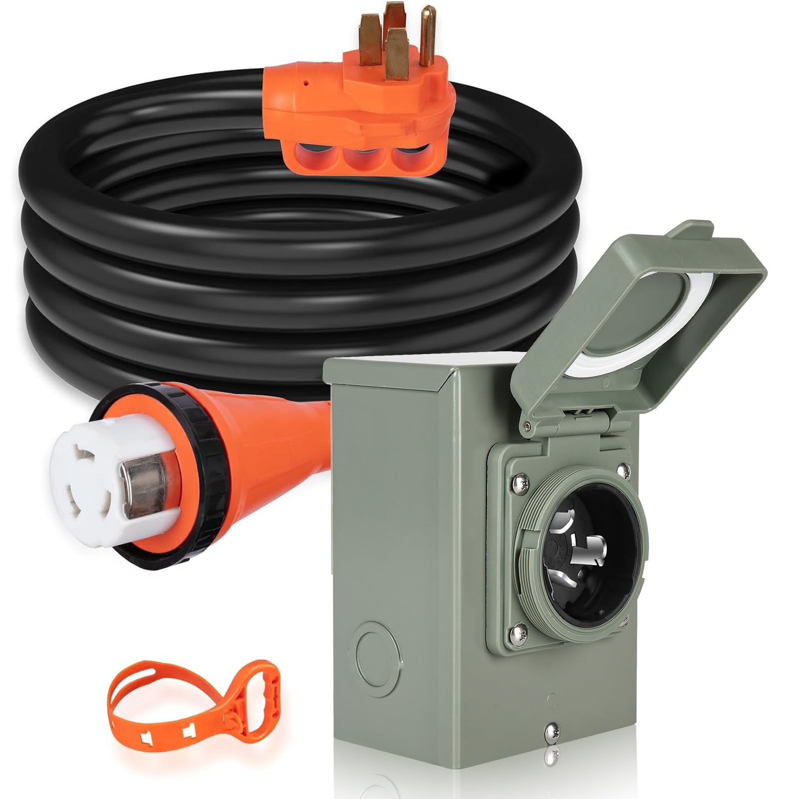 WELLUCK 50 Amp Emergency Power Combo Kit with