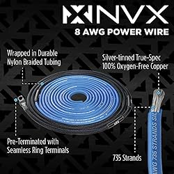 NVX True 8 Gauge AWG 100% OFC Complete Amplifier