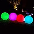 Floating Pool Light, RGB Color Changing Led Pool Glow Ball Lights, IP68 Waterproof Floating Led Pool Light, 3-Inch Pool Lights That Float, Floating Light Balls for Pool Bath Spa Hot Tub Gift (4pcs)