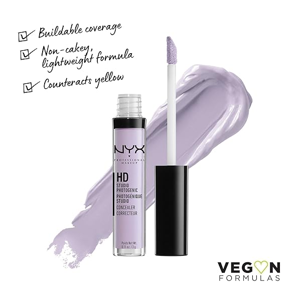 NYX PROFESSIONAL MAKEUP HD STUDIO PHOTOGENIC CONCEALER WAND, MEDIUM COVERAGE – LAVENDER