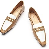 C.Paravano Loafer Women Penny Loafers Flat Shoes for Women Slip On Shoes Crocodile-Embossed