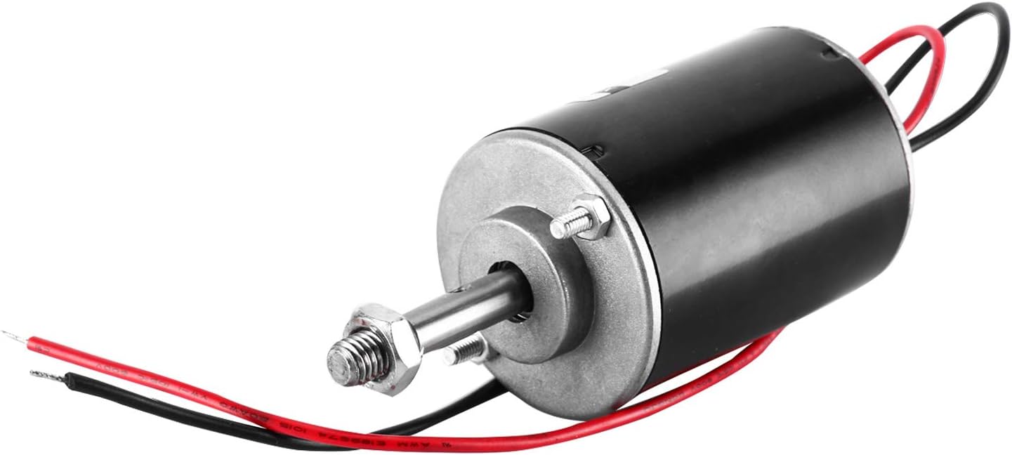 YaeGarden 12V 30W High Speed CW/CCW Permanent Magnet DC Motor Electric Micro Speed Reduction Geared Motor For DIY Generator (DC 12V 3000RPM) - - 