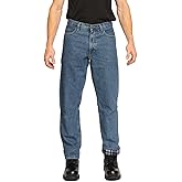 Full Blue Men's 5 Pocket Flannel Lined Jeans