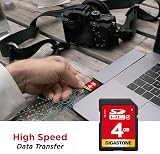 Gigastone 4GB SDHC Class 4 Memory Card 10 Pack for Camera Photo Video PC Mac POS view 3