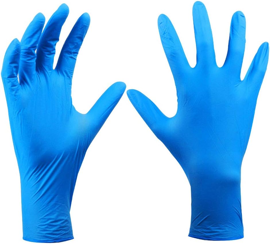 Green Convenience 50 Count Disposable Nitrile Gloves Multi-Purpose Gloves, Hand Protection, Latex Free, Powder Free, Textured, Food Grade Gloves (Medium)