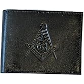 Splendidgifts Masonic Leather Wallet with RFID