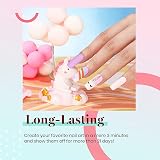 Beetles Gel Polish Unicorn Pastel Colors Set 6 Shades Pink Purple Blue Yellow view 5