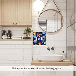 Pznen Outer Space Double Switch Plate Covers