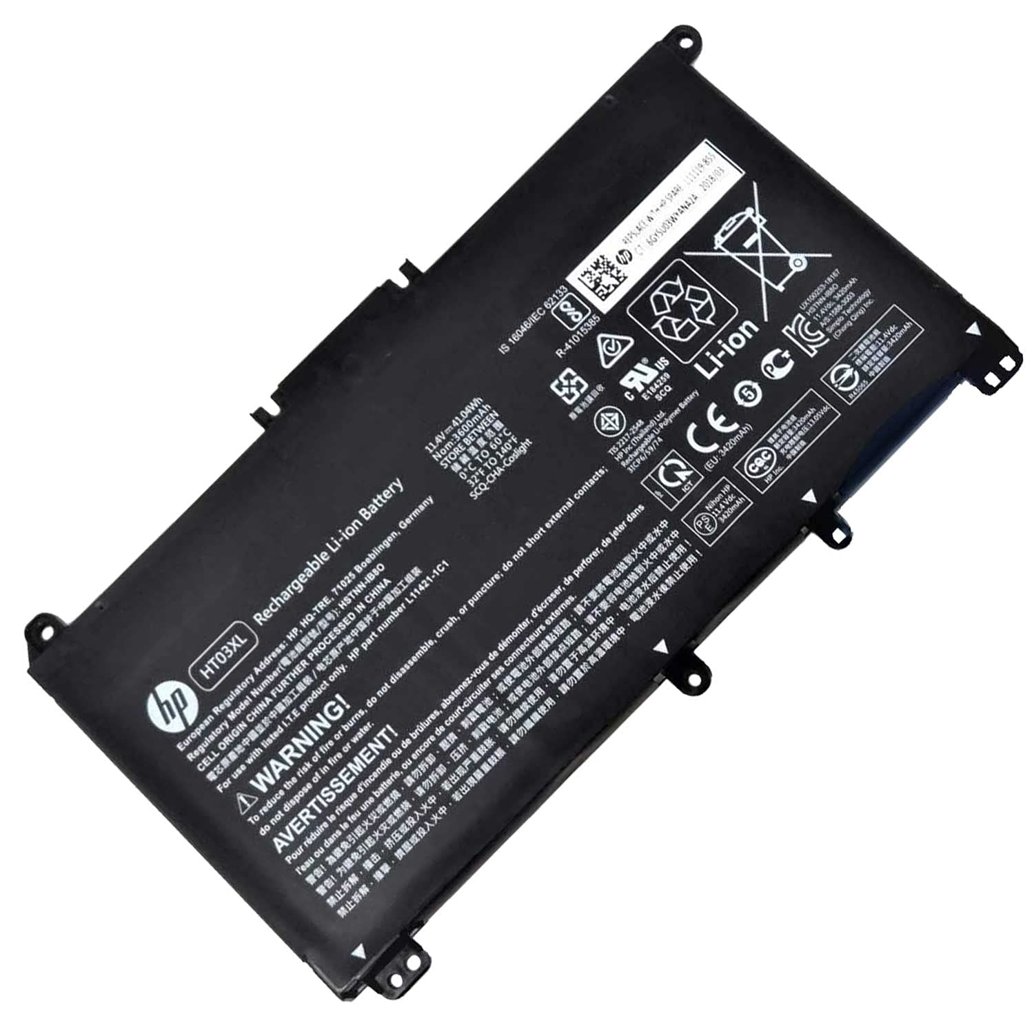 HP HT03XL HSTNN-IB8O HSTNN-UB7J Laptop Battery