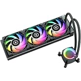 EKWB EK-Nucleus AIO CR360 Lux D-RGB All-in-One CPU Cooler, Black | 360mm all-in-one liquid CPU cooler with D-RGB lighting and PWM fans for quiet high-end cooling.