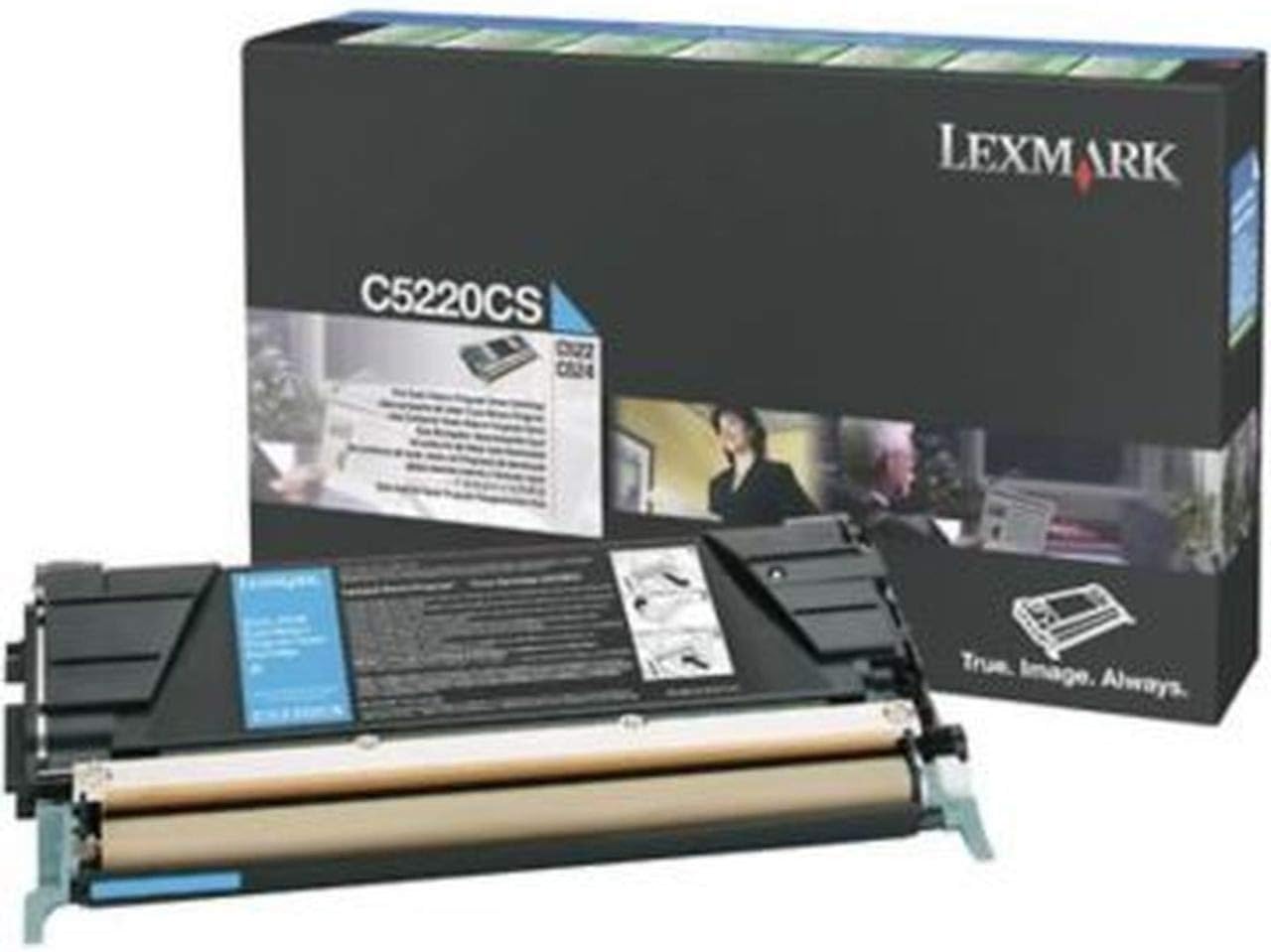 Lexmark C522A3CG Laser Cartridge, Cyan