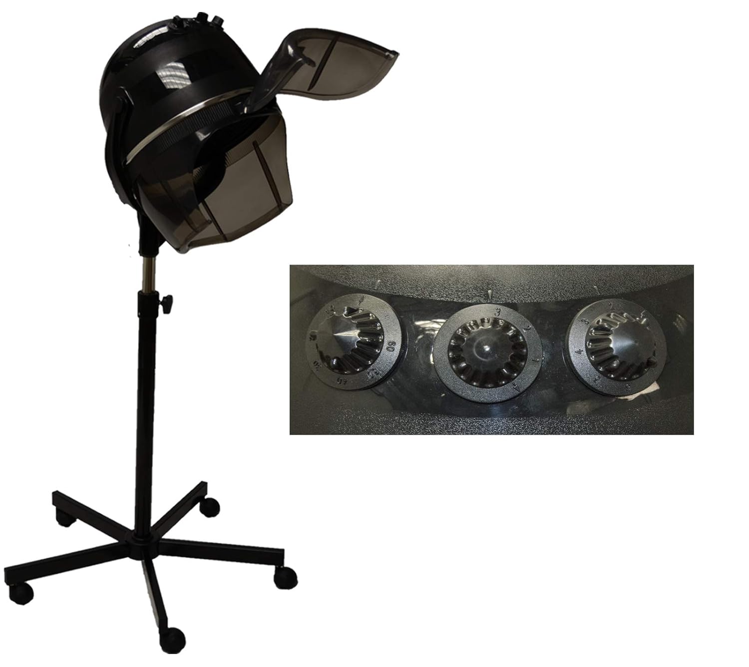 LCL Beauty 1200 Watt Professional Hair Dryer on Wheels Salon Beauty Equipment