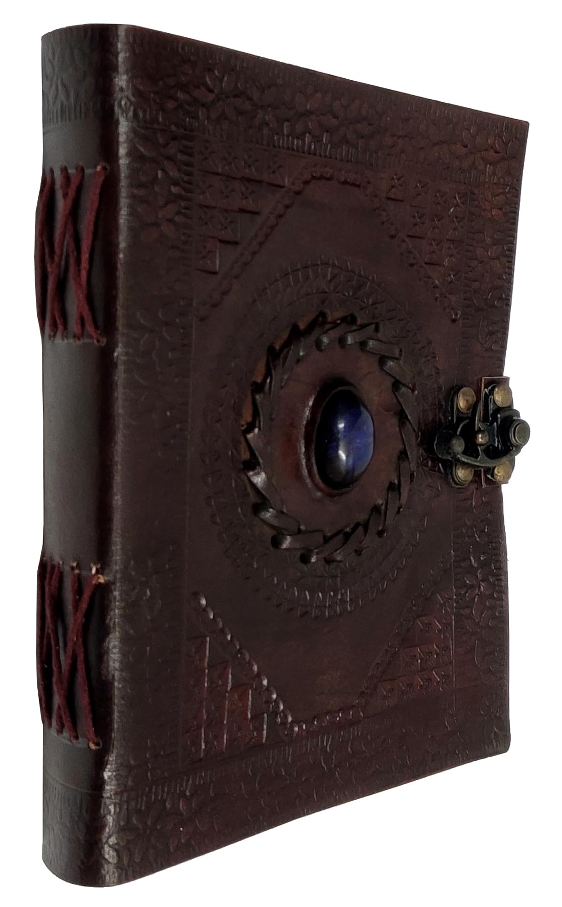 Purpledip Leather Diary/Journal/Notebook with Naturally Treated Paper for Corporate Gift or Personal Memoir: Ancient Stone (lj05)