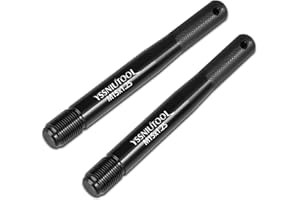 YSSNIUTOOL 2PCS Wheel Hanger Alignment Pin Guide Tool,Wheel Lug Bolt Automotive Mechanic Tool,Wheel Alignment Pin Compatible with Audi Volkswagen Benz Ect (Forged with Aluminum Alloy M15X1.25 2PCS)