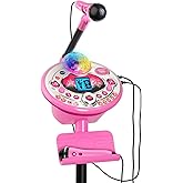 VTech Kidi Star Karaoke Machine Deluxe, 2 Microphones with AC Adapter, Pink