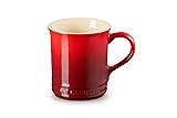 Le Creuset Stoneware Vancouver Mug, 14 oz., Cerise