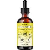 Vital Drops - Official Vital Drops Advanced Formula, VitalDrops Daily Premium Liquid Supplement Support All Natural Multivitamin for Overall Health &amp; Wellness, 1 Bottle for 1 Month