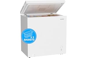 BANGSON 7.1 Cu.Ft Chest Freezer, Deep Freezer with Adjustable Thermostat, Top Open Door Freezer with Removable Basket, Quiet Operation, Ideal for Kitchen/Apartment/Office