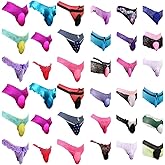 yosriling Sissy Pouch Panties For Men Assorted Men's Underwear Sexy Briefs Lace Bikini Thong G-string Low Rise For Daily Wear