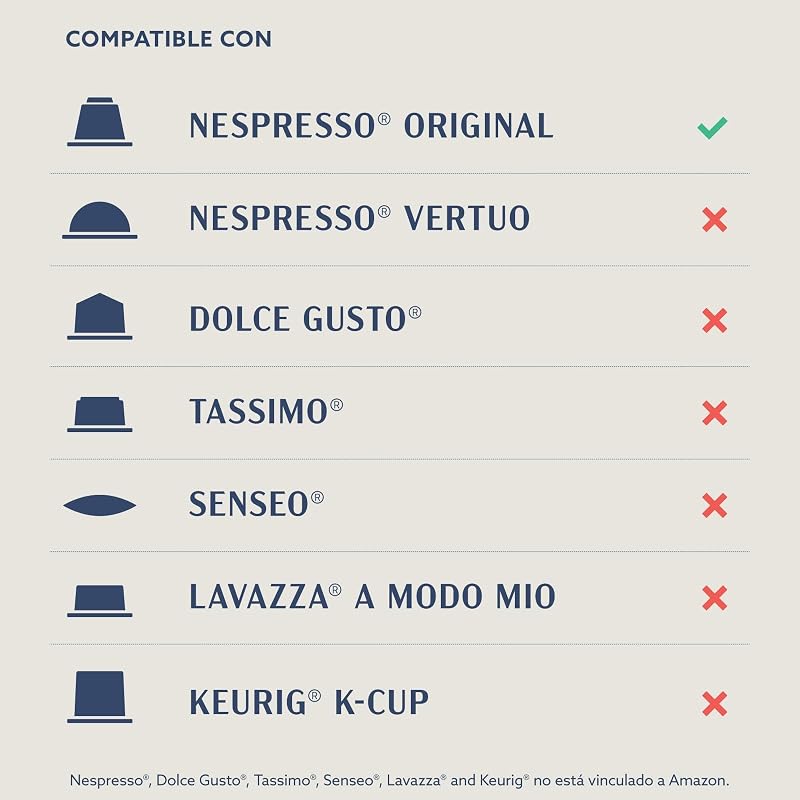 Da amazon brazilian coffee compatível com nespresso, torra média, 100 cápsulas de alumínio, 10 unidades (pacote com 10) - certificado rainforest alliance