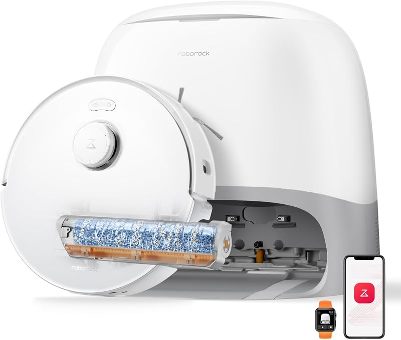 Qrevo Curv 2 Flow Aspirateur Robot Laveur Roller, 20 000 Pa