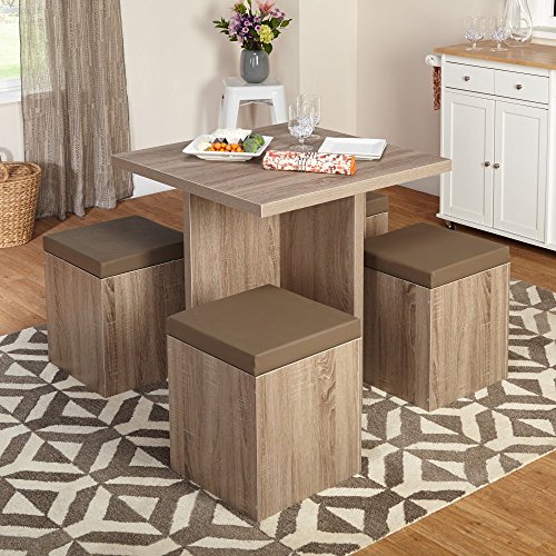 Kitchen Nook With Storage Breakfast Table Dining Set