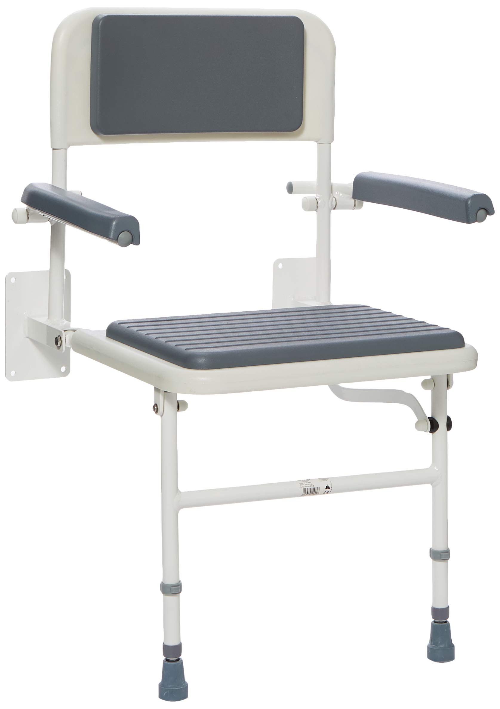 Days Foldable Shower Seat, Lightweight Mobility/Bathroom Aid, Padded and Comfortable, For Elderly/Post Injury/Surgery, 46cm x 38cm