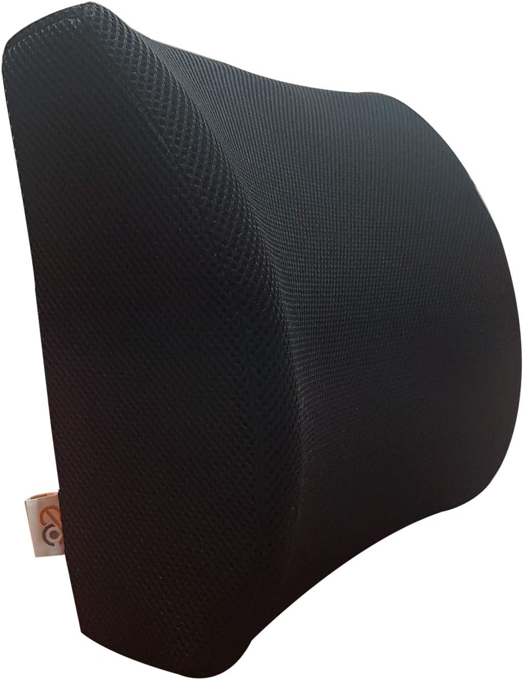 Lumbar Support Pillow by ergoComforts-Premium Memory Foam Cushion-Ergonomic Design for Lower Back Pain with Breathable Mesh Cover and Extra Adjustable Strap-Perfect for your Home, Car & Office Chair