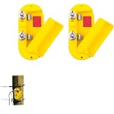 Electric Fence Cut Off Switch of Plastic Single Pole Yellow, 2Pack | Uv Resistant, Quality Plastic, Suitable for Long-Term Use, Robust Structure, High Hardness, Not Easily Deformed