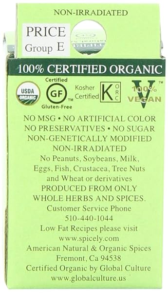 SPICELY ORGANIC POPPY SEED, 0.4 OZ
